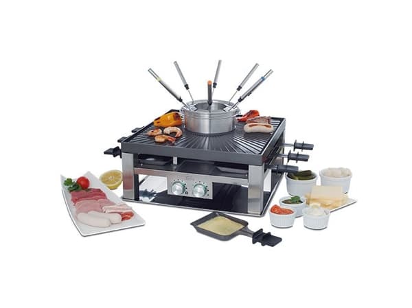 Solis Combi Grilli 3 in 1, 8 hlö(t), Ruostumaton teräs, 2 vyöhyke(t), Ruostumaton teräs, Työtaso, 355 mm