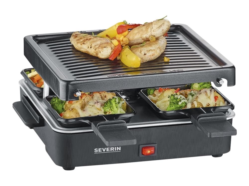 SEVERIN RG 2370 - Raclette/grill - 600 W - sort