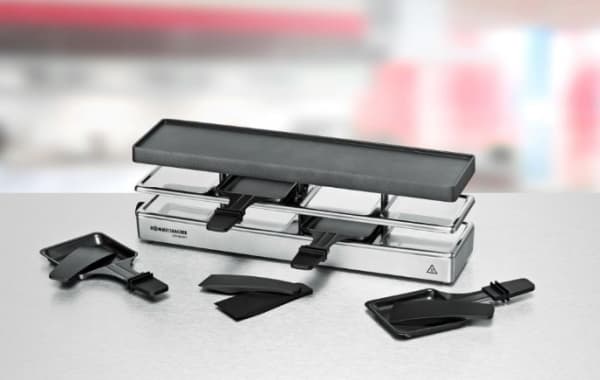 Rommelsbacher RC 800, 4 person(er), Aluminium, 1 zone(s), Sort, Sølv, Rektangulær, Status
