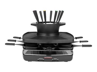 Gastroback Raclette Fondue Set Family And Friends 8 person(er) 1200 W Sort