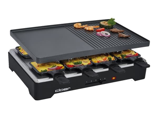 Cloer 6446 - Raclette/grilli - 1,2 kW - lajittelu