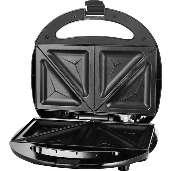 EMERIO ST-120889 Smörgås-brödröst Non-stick-beläggning, Kontrolljus, BPA-fri, hopfällbar Svart
