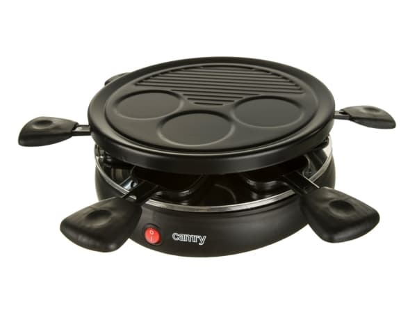 Sandwichmaskin Camry Grill CR 6606 Raclette, 1200 W, svart