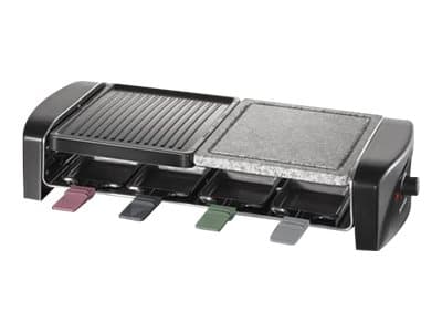 SEVERIN RG 9645 - Raclette/grill/värmesten - 1,4 kW - svart