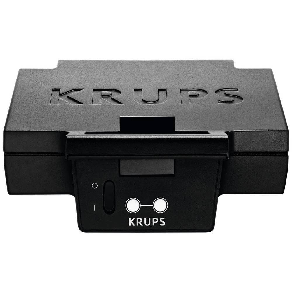 Smörgåsjärn Non-stick-beläggning Krups FDK451 Svart (matt)