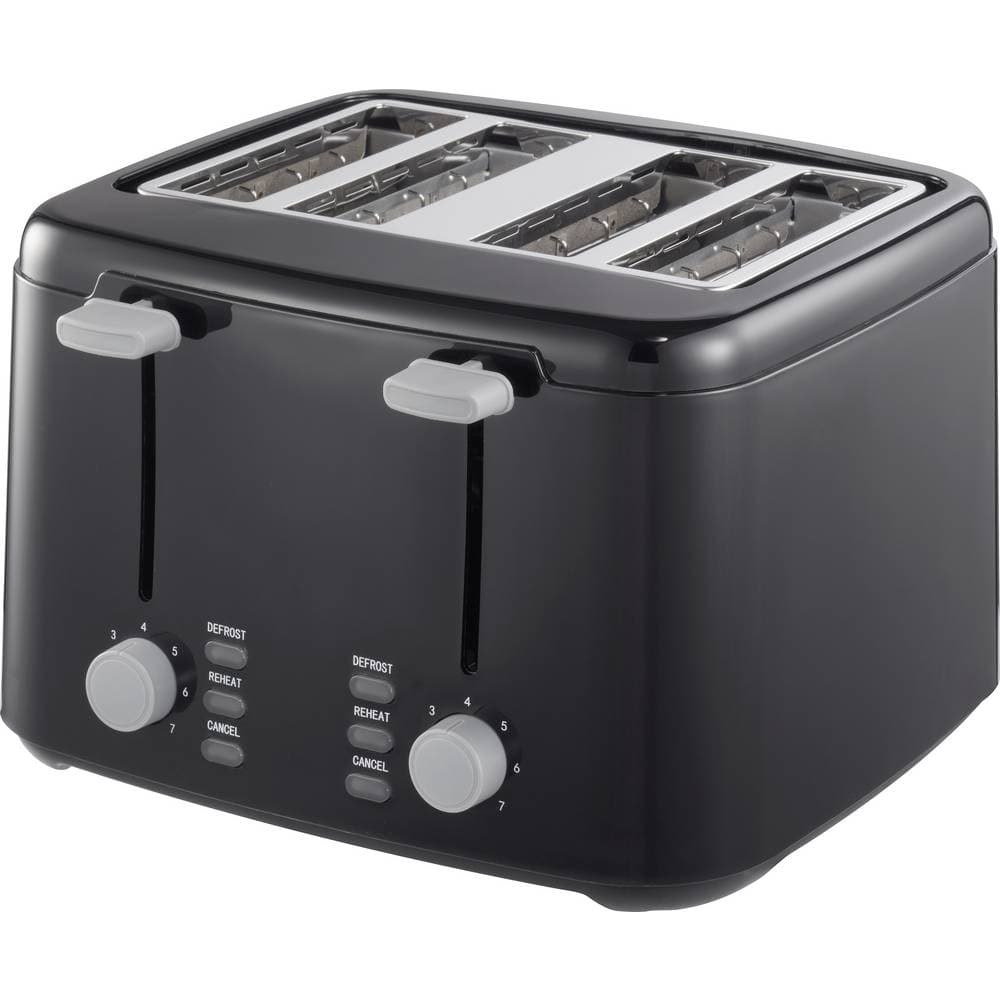 Brödrost Brödrostfunktion Svart