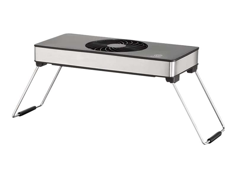 UNOLD Smokeless - Blåsare för luktfiltrering - för raclette/grill - svart/rostfritt stål