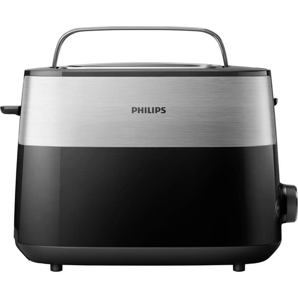 Philips Home HD2516/90 Daily Brödrost Rostfritt stål, Svart