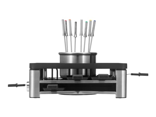 WMF Lumero 61.3020.1009 raclette-grill 8 person(er) 1960 W Sort, Rustfritt stål