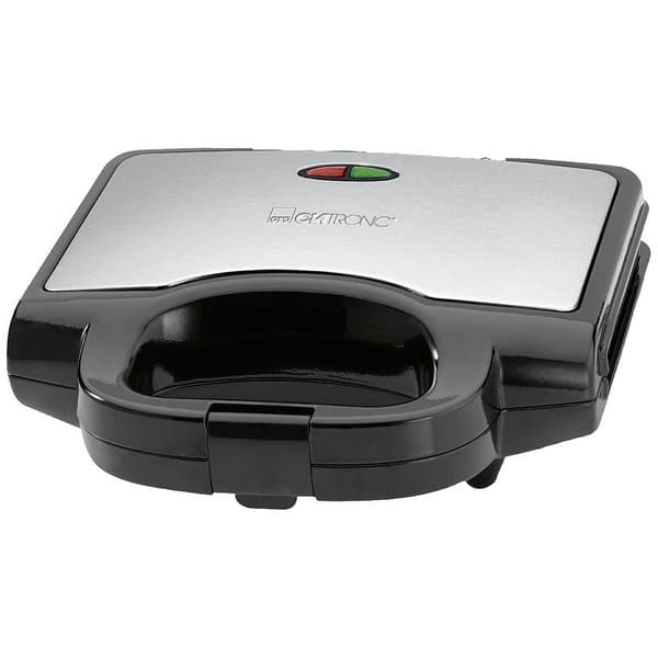 Clatronic ST 3778 Smörgås-brödröst Non-stick-beläggning Rostfritt stål, Svart
