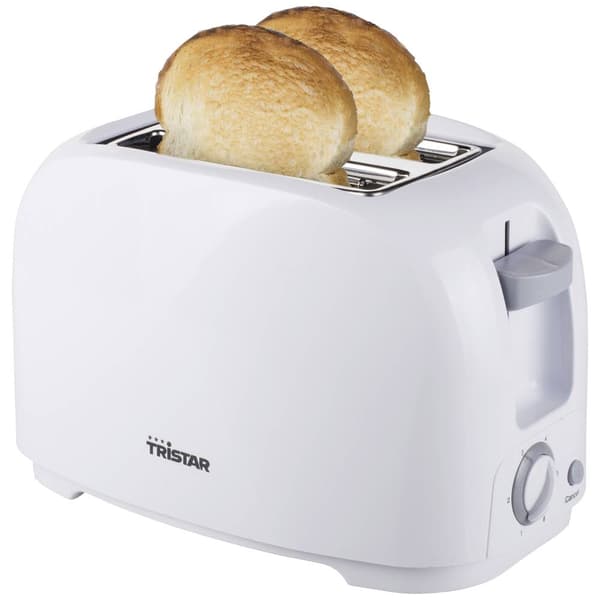 Tristar BR-1013 Brödrost med brödvärmare Vit