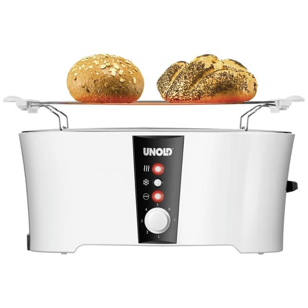 Unold Design Dual Brödrost Cool-Touch-hölje Vit, Svart