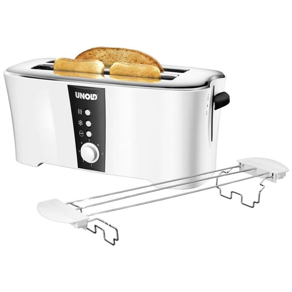 Unold Design Dual Brödrost Cool-Touch-hölje Vit, Svart