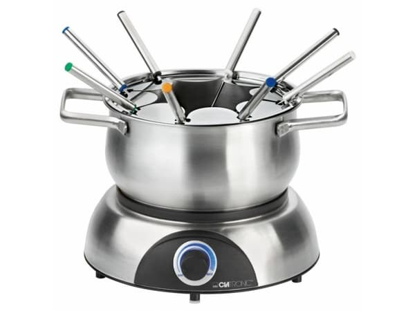 Clatronic FD 3783, 8 personer, 1,2 l, Rostfritt stål, Rund, Rotations-, 1400 W