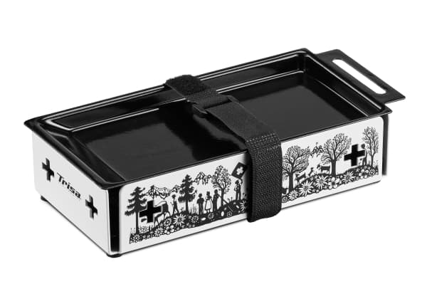 Trisa Kitchenette, 100 mm, 195 mm, 50 mm, 800 g, 1 stykker, Pan, 4 candles, spatula, velcro strap