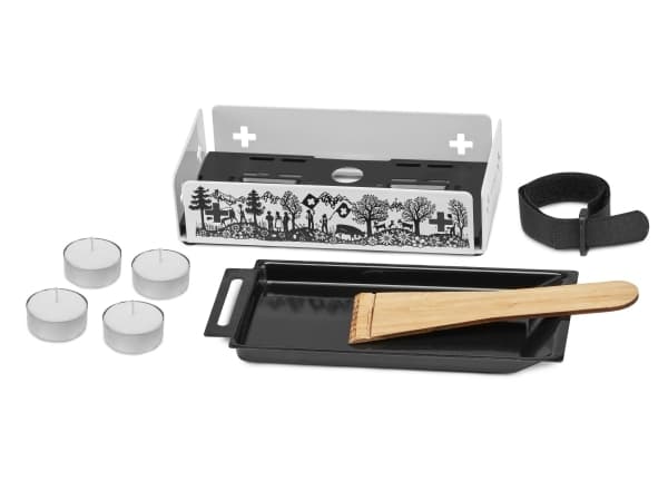 Trisa Kitchenette, 100 mm, 195 mm, 50 mm, 800 g, 1 stykker, Pan, 4 candles, spatula, velcro strap