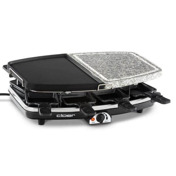 Cloer 6435 Raclette Grill med Natursten 1200W