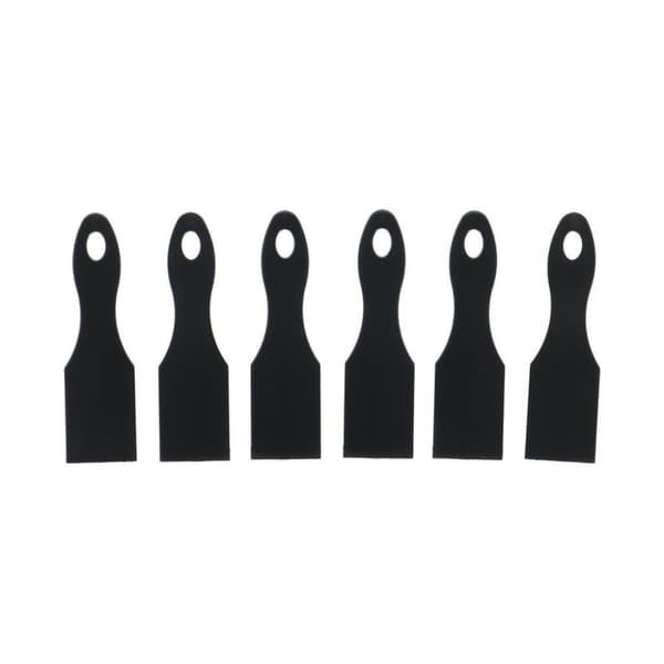Metaltex gourmet spatler 14 cm 6 stk Sort/Nylon