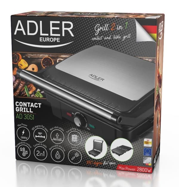Adler AD 3051 elektrisk grill