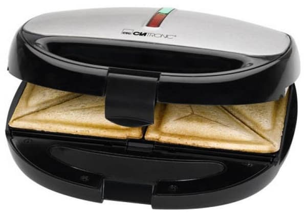 Clatronic ST/WA 3670 voileipägrilli 800 W musta, ruostumaton teräs