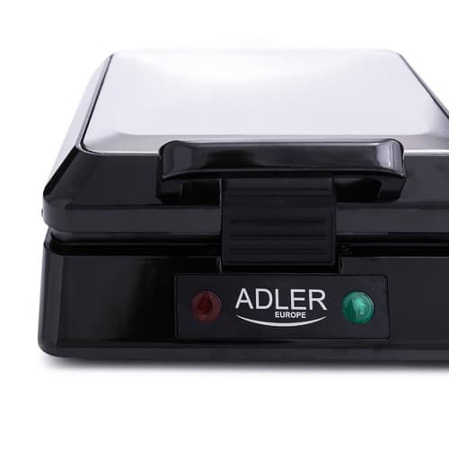 Adler AD 3036 vaffeljern 4 vaffel(r) Sort, Grå 1500 W
