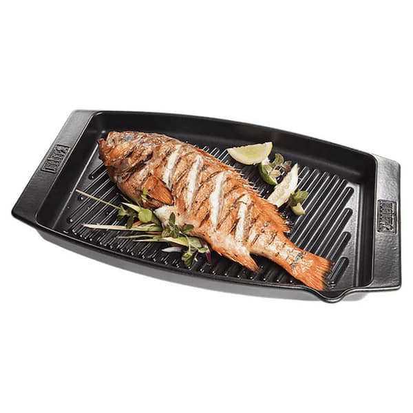 Weber Fisk Keramisk Bageplade 47x28 Cm Søvfarvet