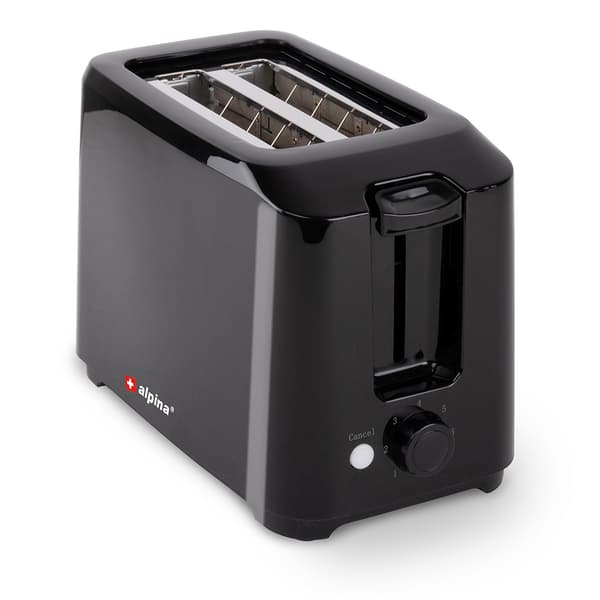 Alpina  Brødrister 700W - Sort