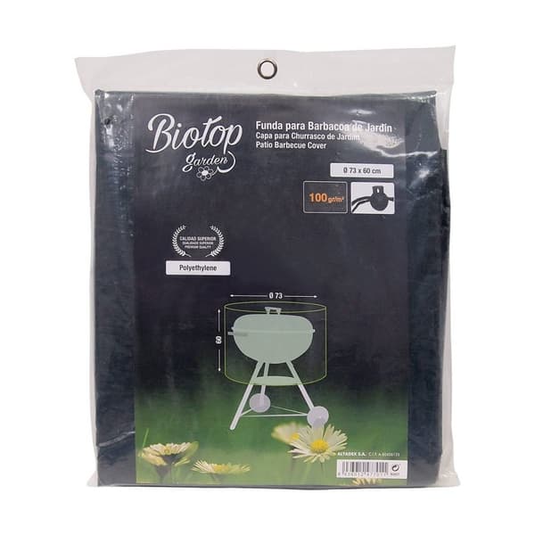 Beskyttelsesdæksel til grill Altadex Grøn Polyetylen Plastik