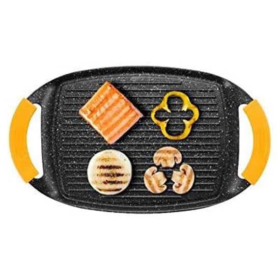 Ibili Basic Stone 47x29 Cm Riflet Grillpande