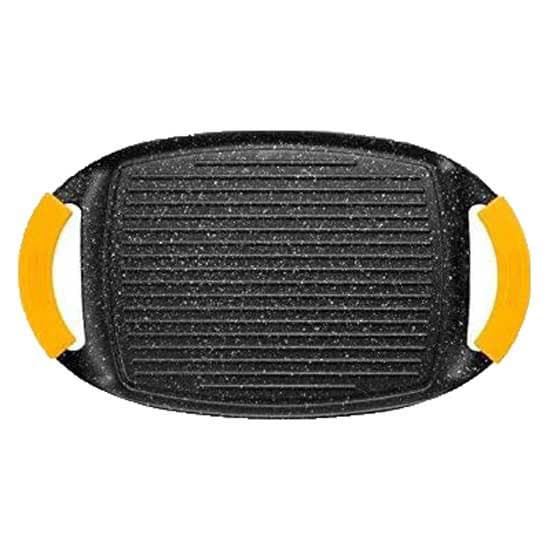 Ibili Basic Stone 47x29 Cm Riflet Grillpande