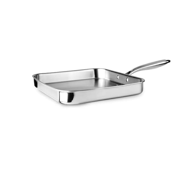 Ibili Triply Natural 28 Cm Fyrkantig Grill