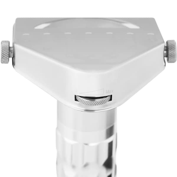 Elektrisk kebabkniv för kött, slät, tandad, med skärp och stativ, 0-6 mm, 80 W
