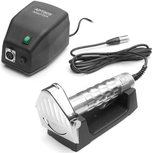 Elektrisk gyros kebabkniv med slipare och stativ 230 V 80 W - Hendi 267264