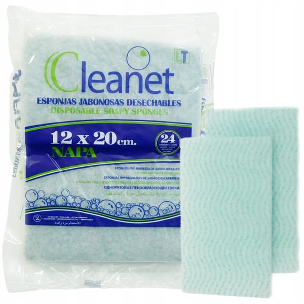 Cleanet Tvåldränkt svamptvätt
