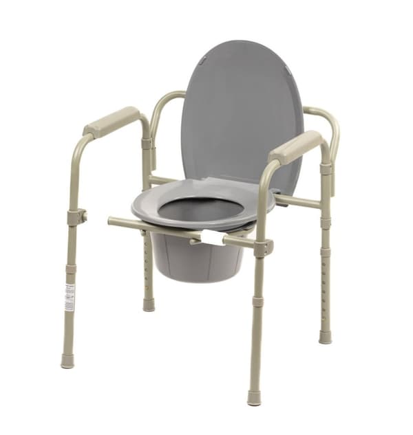 Sammenklappelig toiletstol