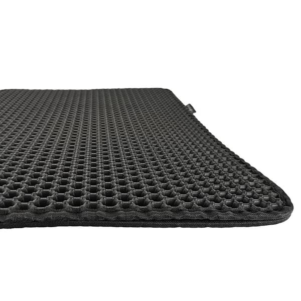 DIAMENTIQ Kattmatta svart rektangel - kattsandmatta - 40 x 50cm