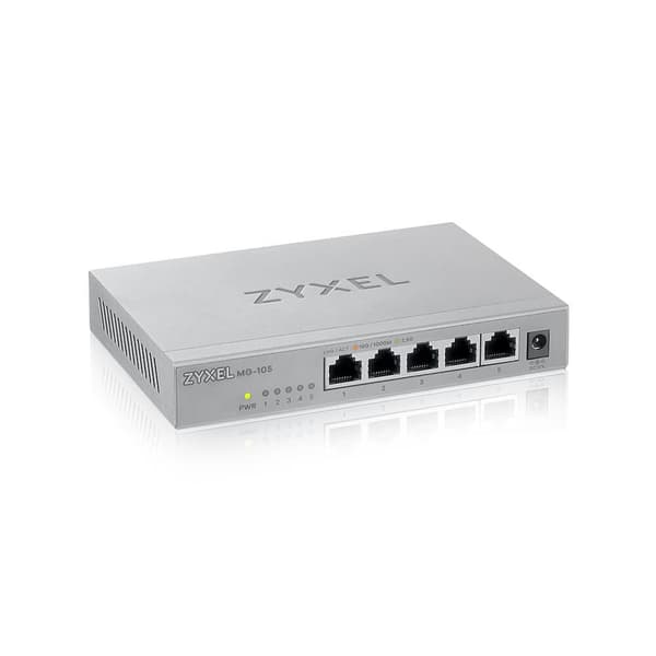 Zyxel MG-105 Ohanterad 2.5G Ethernet (100/1000/2500) Stål