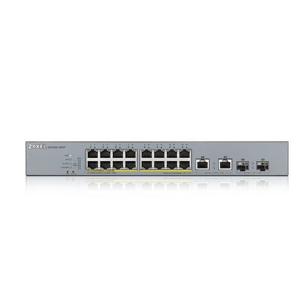 Zyxel GS1350-18HP-EU0101F netværksswitch Managed L2 Gigabit Ethernet (10/100/1000) Power over Ethernet (PoE) Grå