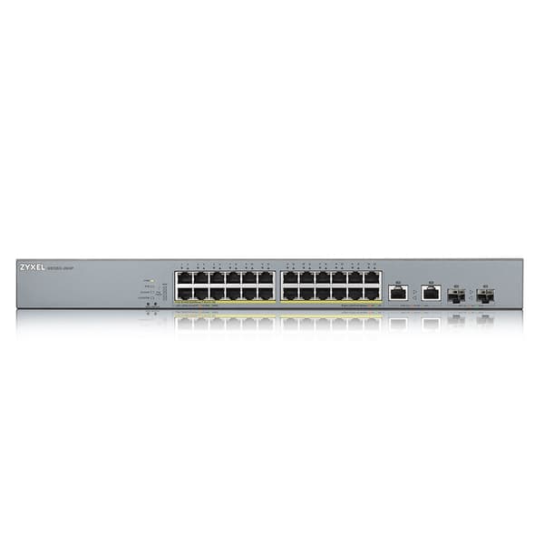 Zyxel GS1350-26HP-EU0101F netværksswitch Administreret L2 Gigabit Ethernet (10/100/1000) Strøm over Ethernet (PoE) Grå