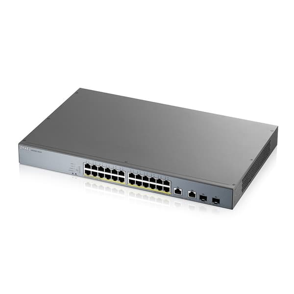 Zyxel GS1350-26HP-EU0101F netværksswitch Administreret L2 Gigabit Ethernet (10/100/1000) Strøm over Ethernet (PoE) Grå