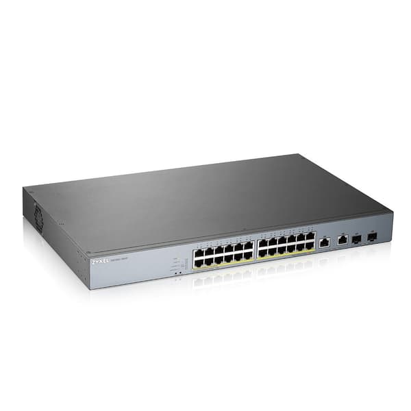 Zyxel GS1350-26HP-EU0101F netværksswitch Administreret L2 Gigabit Ethernet (10/100/1000) Strøm over Ethernet (PoE) Grå Grå