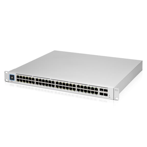 Ubiquiti UniFi USW-PRO-48 netværksswitch Managed L2/L3 Gigabit Ethernet (10/100/1000) 1U Sølv