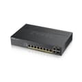 Miniatyrbild 4 av 4: Zyxel GS1920-8HPV2 Managed Gigabit Ethernet (10/100/1000) Power over Ethernet (PoE) Svart