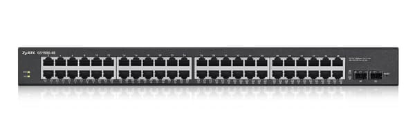 Zyxel GS1900-48-EU0102F netværksswitch L2 Gigabit Ethernet (10/100/1000) Sort