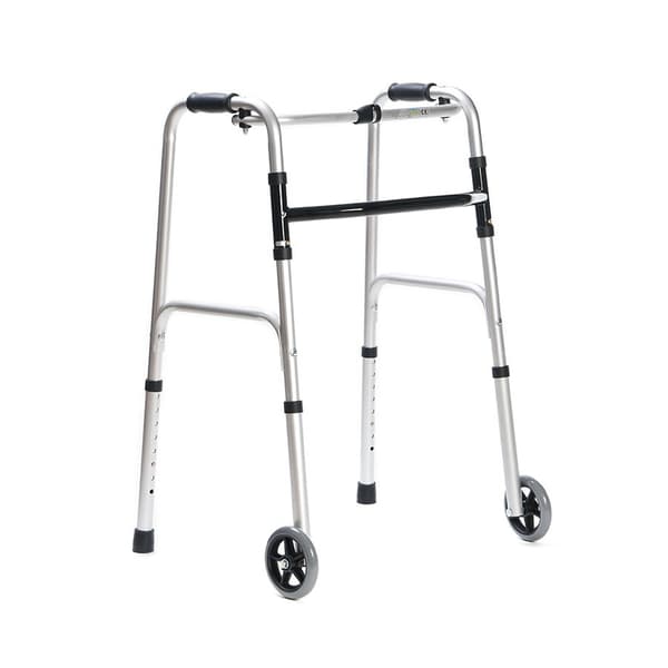 Fast rehabiliteringsrollator med hjul