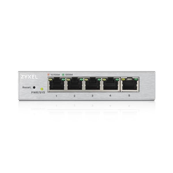 Zyxel GS1200-5 Managed Gigabit Ethernet (10/100/1000) Sølv