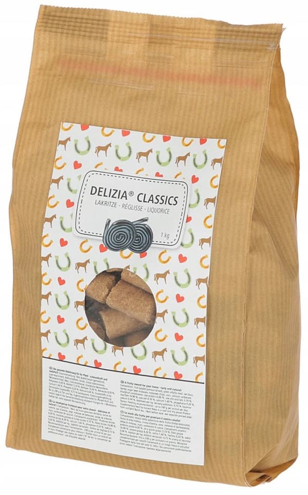 KERBL Delizia Classics Lakrids - hestegodbidder - 1 kg