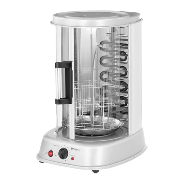 MINI brödrost grill för kebab gyros fisk grönsaker vertikal 4in1 1800W Royal Catering RCGV-1800