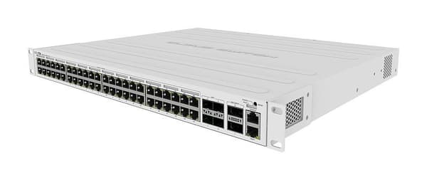 Mikrotik CRS354-48P-4S+2Q+RM nätverksswitch Managed L3 Gigabit Ethernet (10/100/1000) Power over Ethernet (PoE) 1U