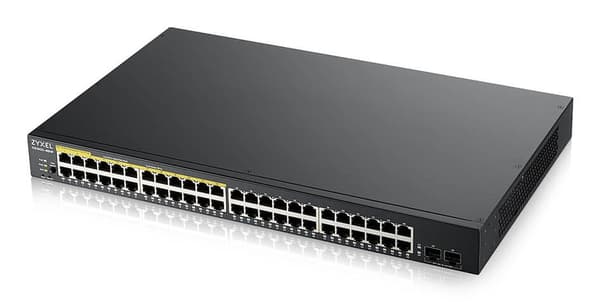 Zyxel GS1900-48HPv2 Managed L2 Gigabit Ethernet (10/100/1000) Power over Ethernet (PoE) Svart
